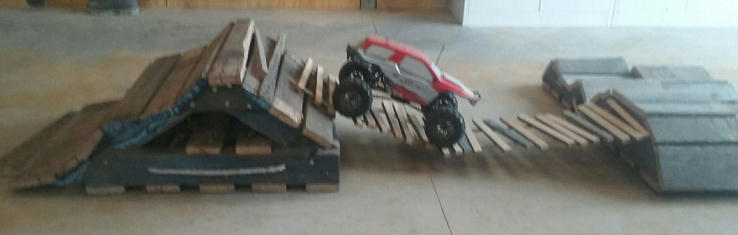 Pallet Rock Crawling Course.