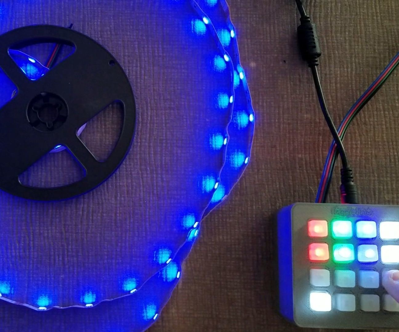 Programmable RGB LED Sequencer (using Arduino and Adafruit Trellis)