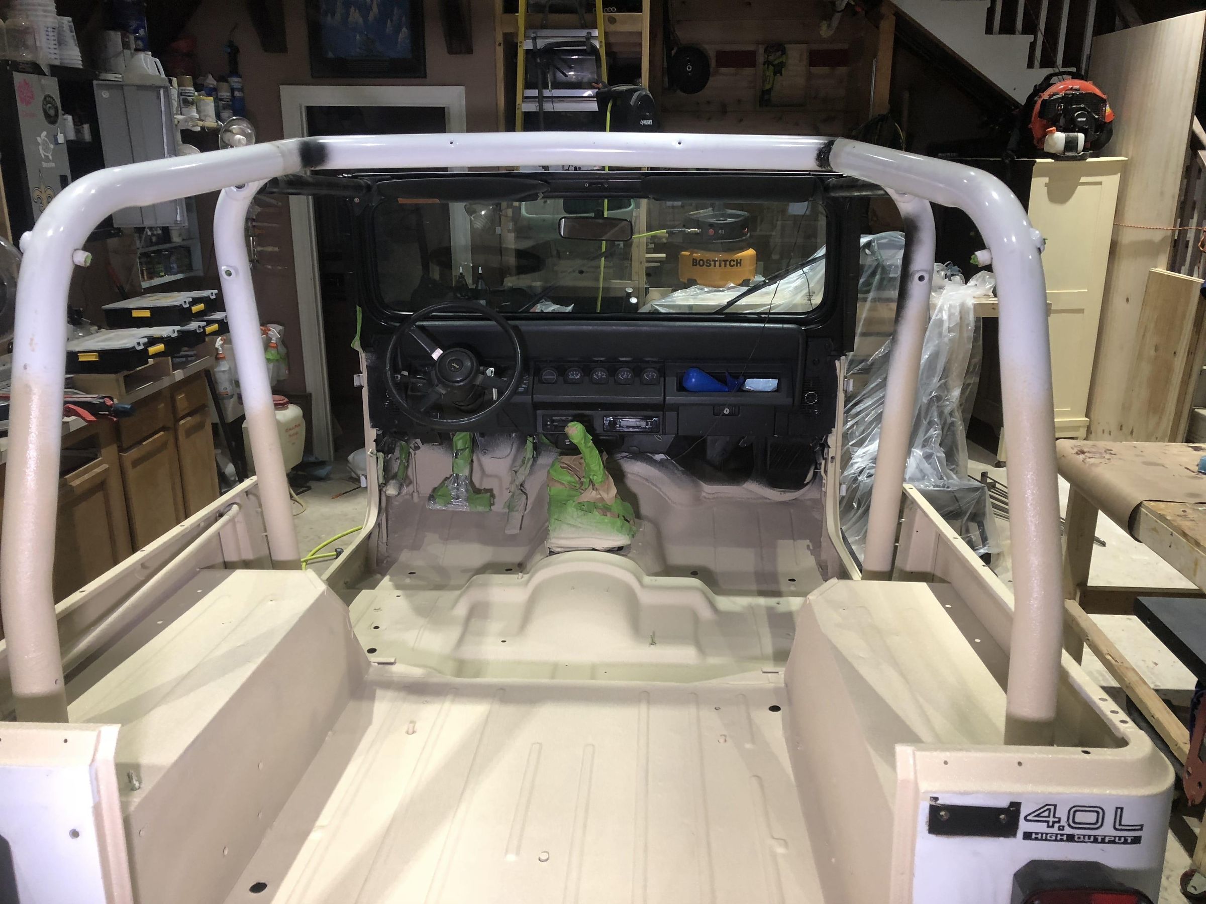 DIY Spray Bedliner for Jeep Wrangler Interior Floor 14 Steps (with