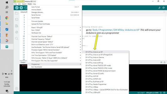 How to Program a ATtiny With Arduino : 7 Steps - Instructables