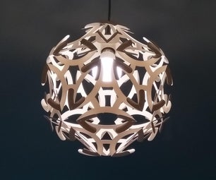 Interlocking Icosahedron Light Shade