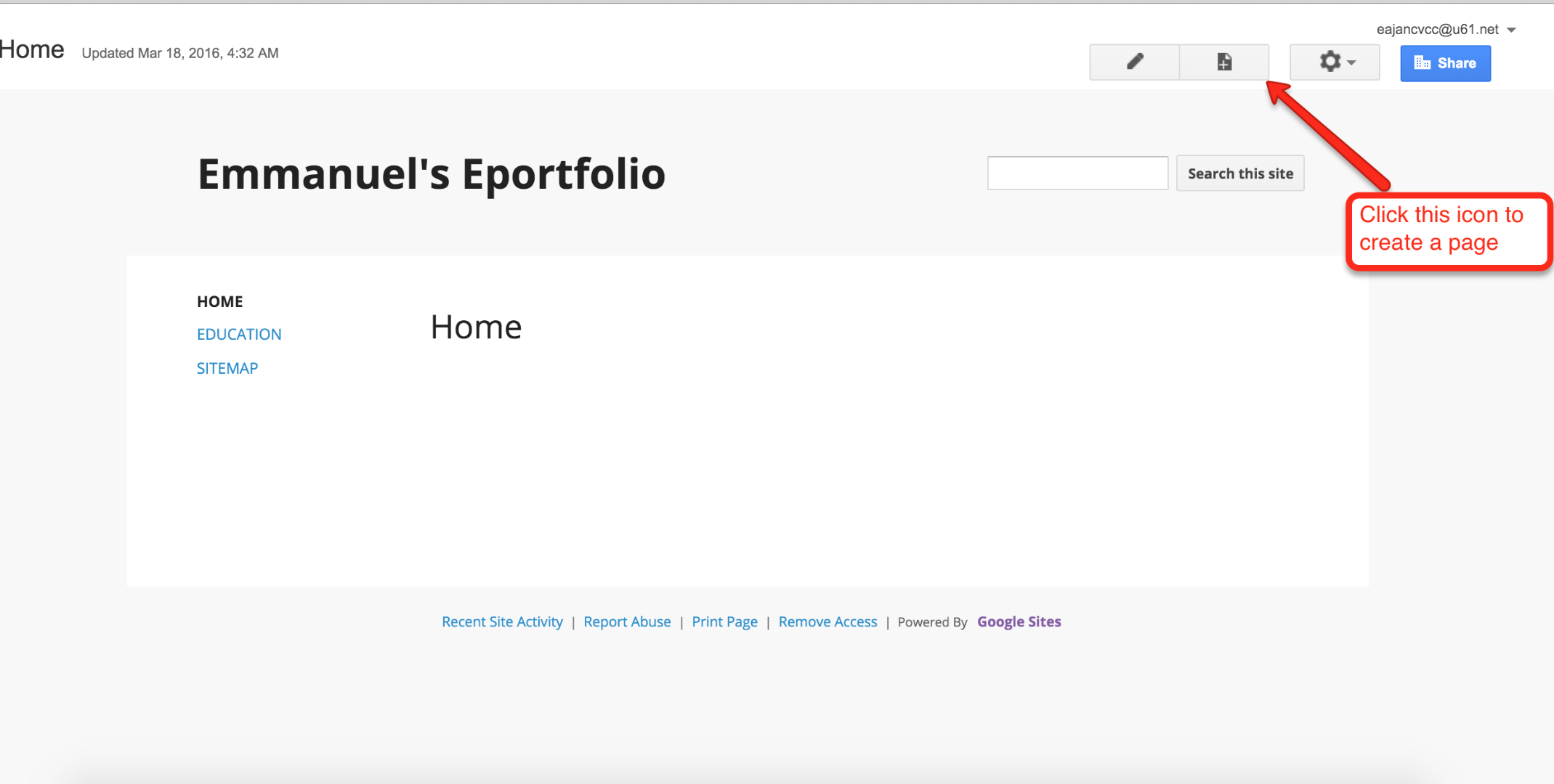 Eportfolio With Google Sites 8 Steps Instructables