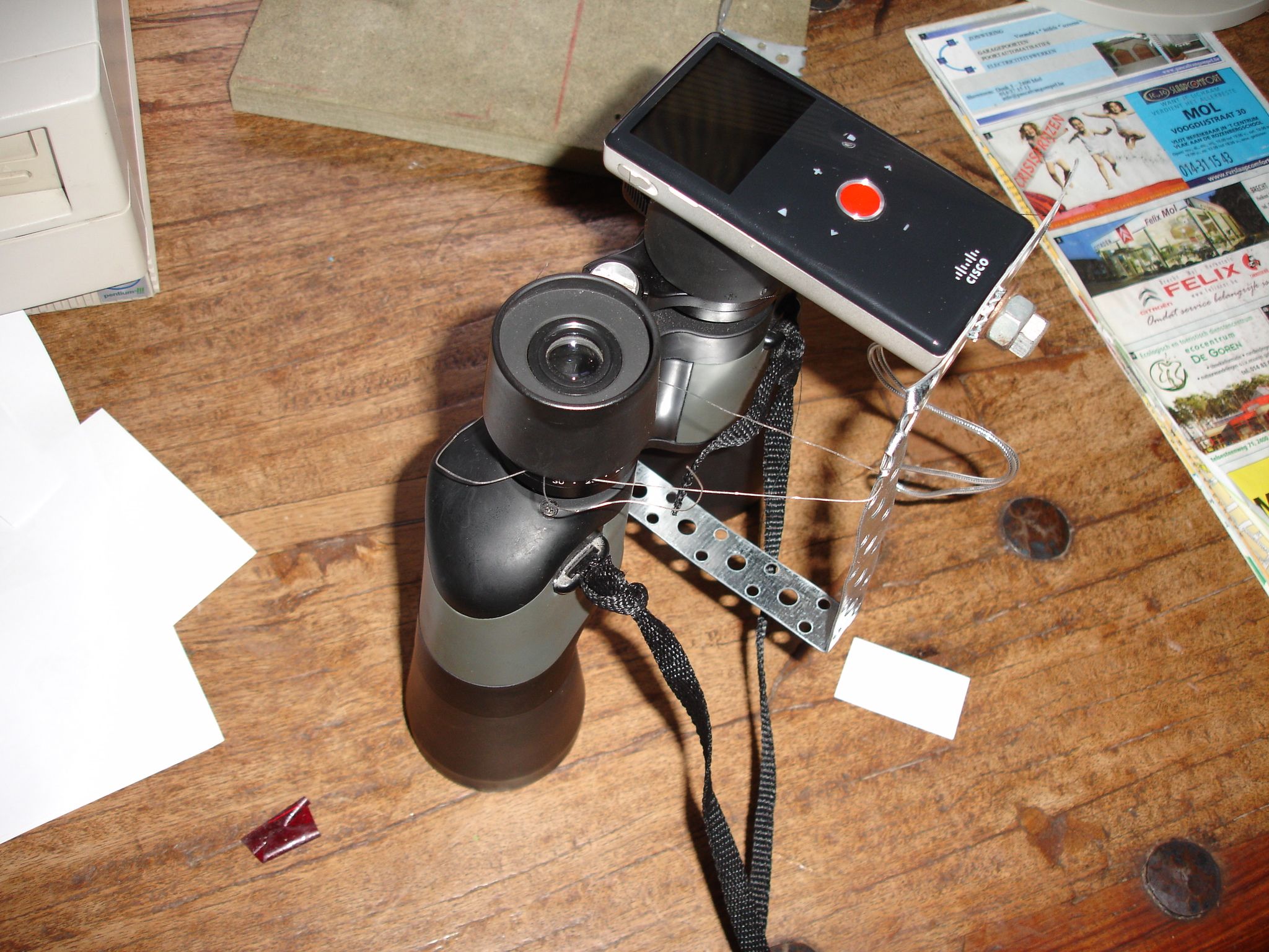 Camera Holder for Binoculars