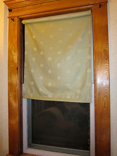 How to Make a Fabric Roller Shade Using Repurposed Materials