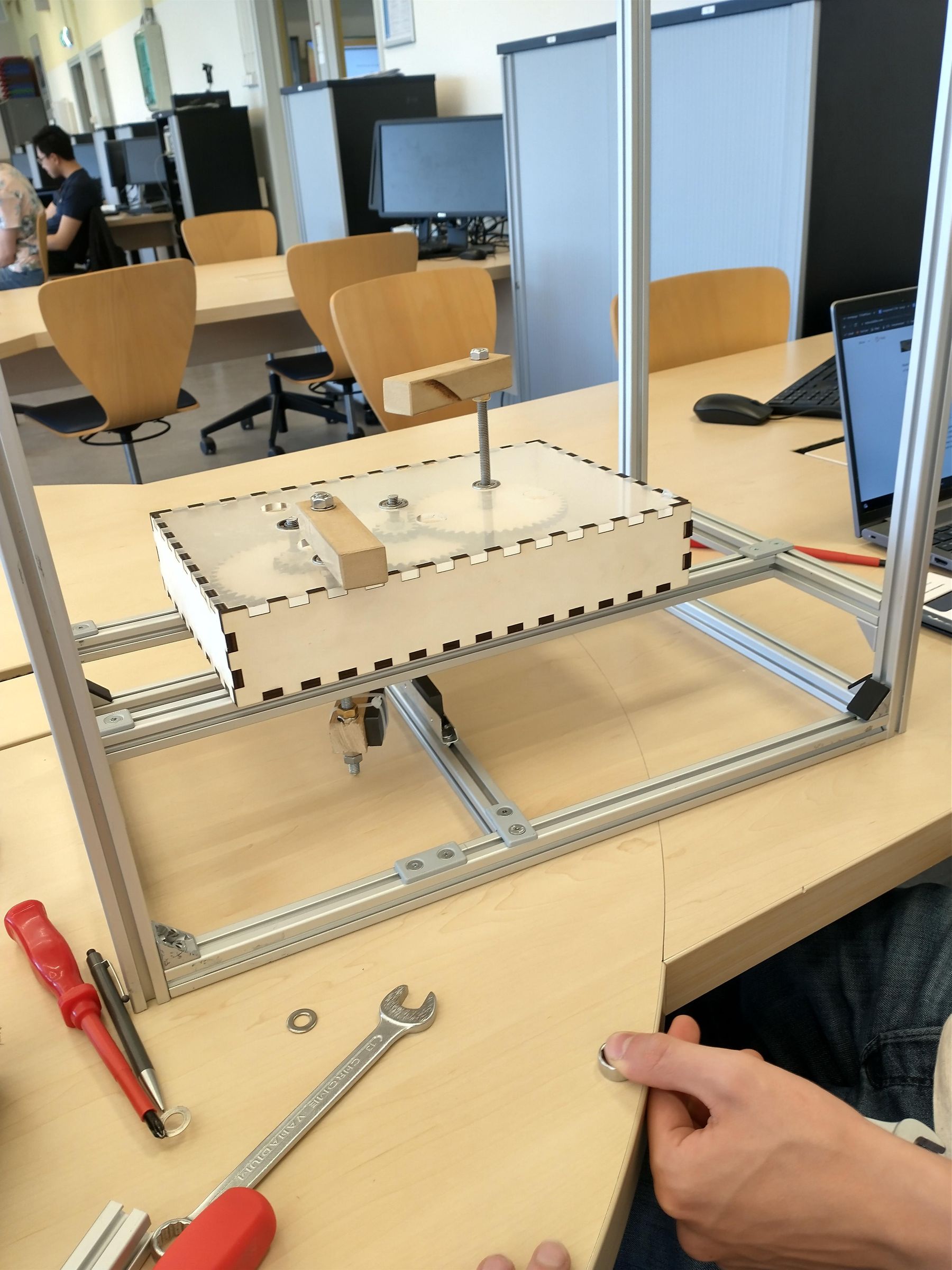 Versnelling Opstelling