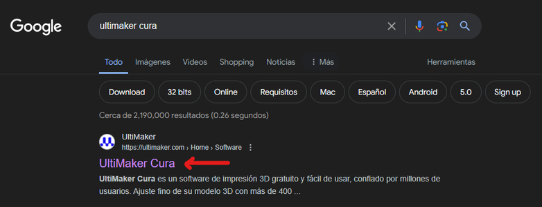 Descargamos Ultimaker Cura