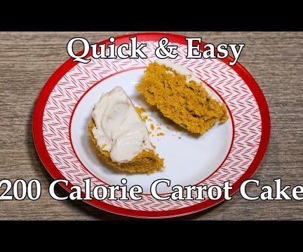Quick & Easy 10 Min Carrot Cake [Vegan]