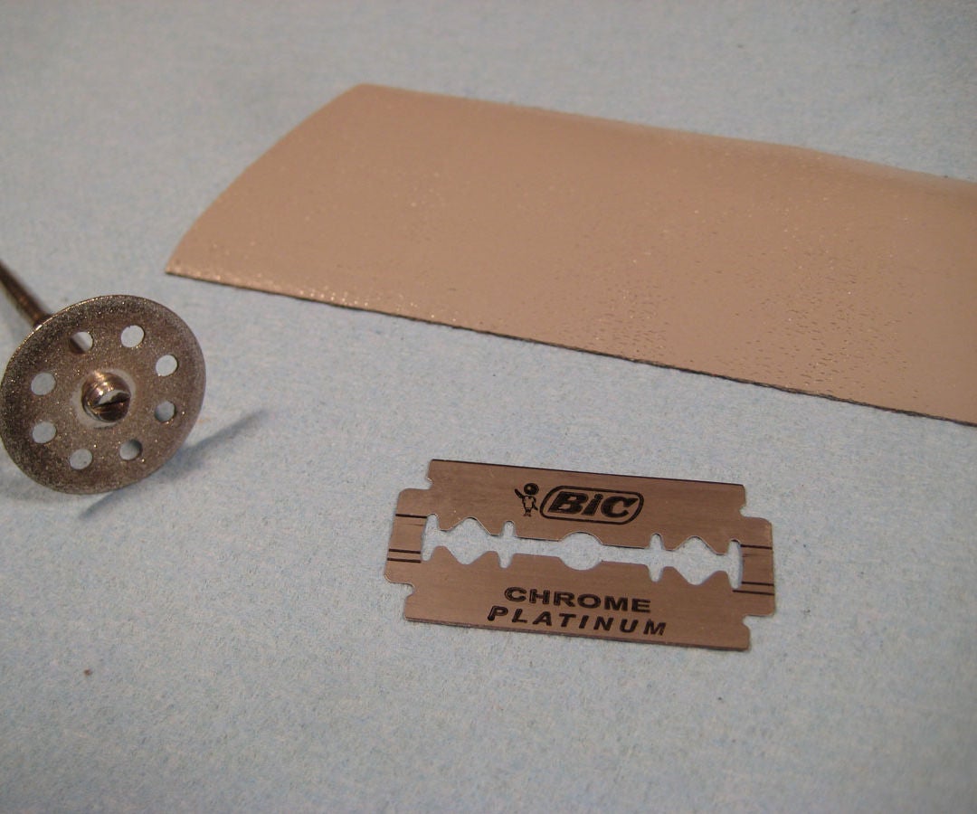 Making Really Thin Metal Shims From Razor Blades Instructables