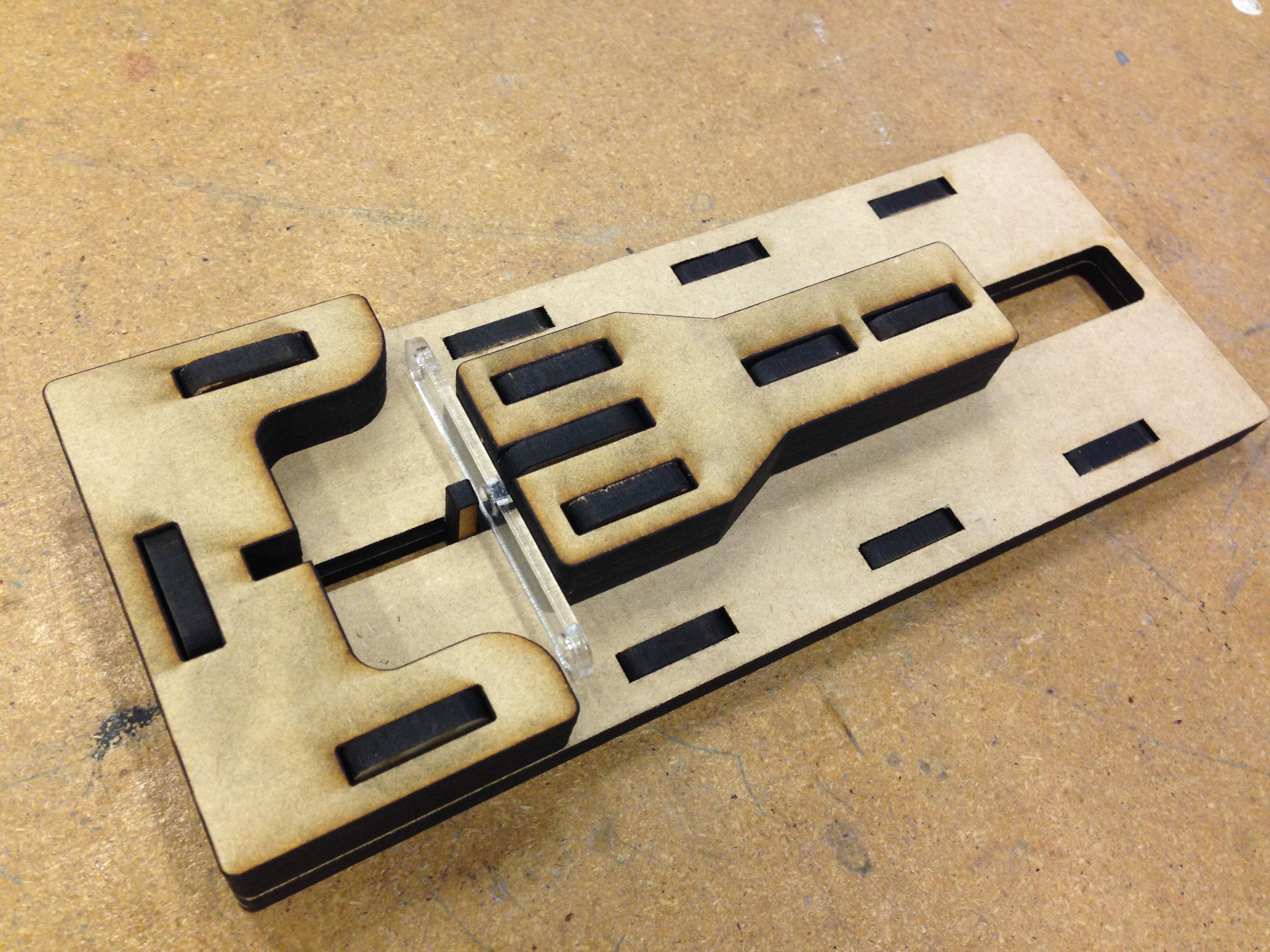 Gettin' Jiggy Widdit ->  Squeezing Plastic Pieces Into Brackets
