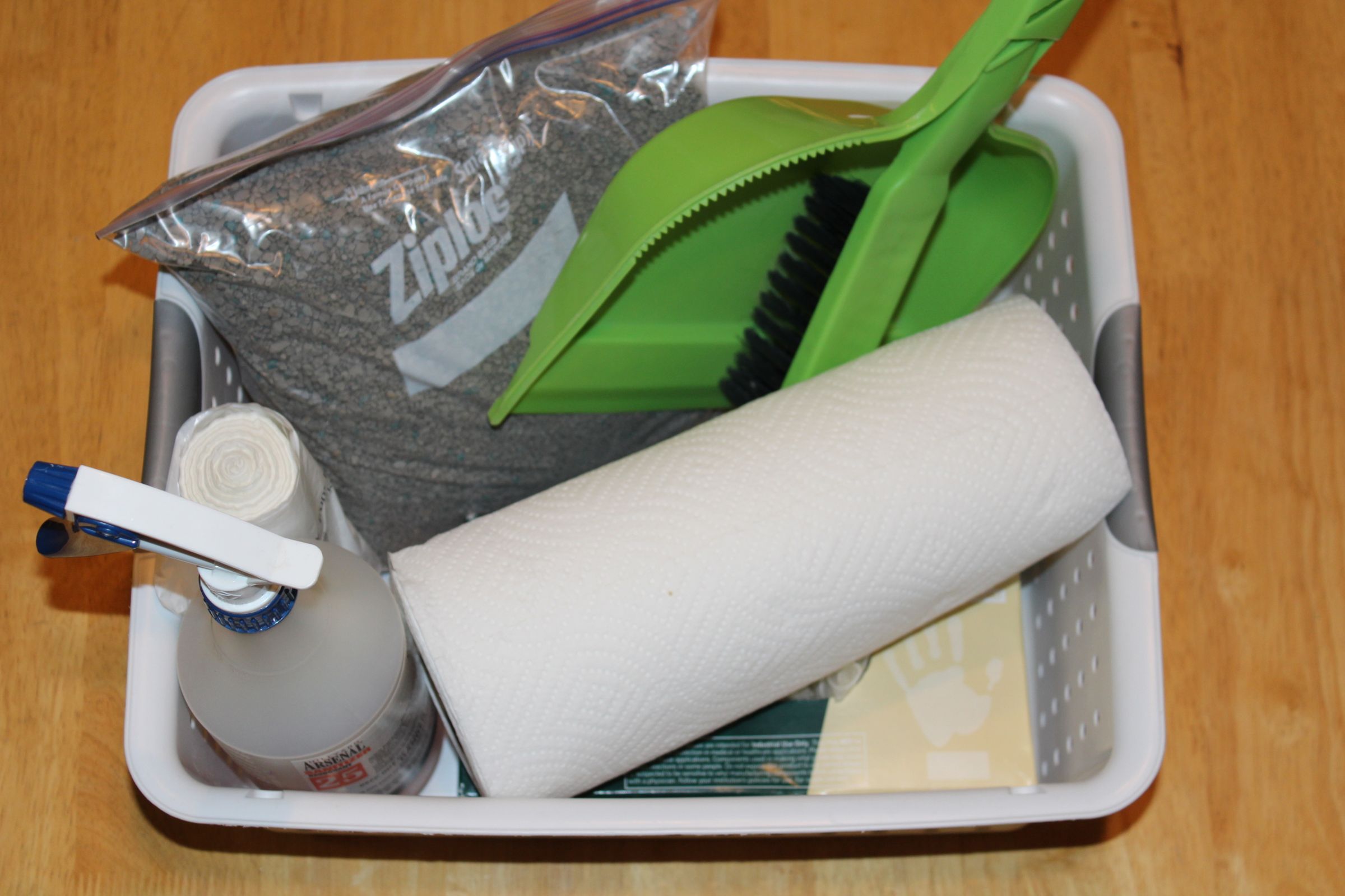 How to Use a Bodily Fluid Cleanup Kit