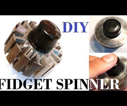 Making a Metal Fidget Spinner From Trash:
