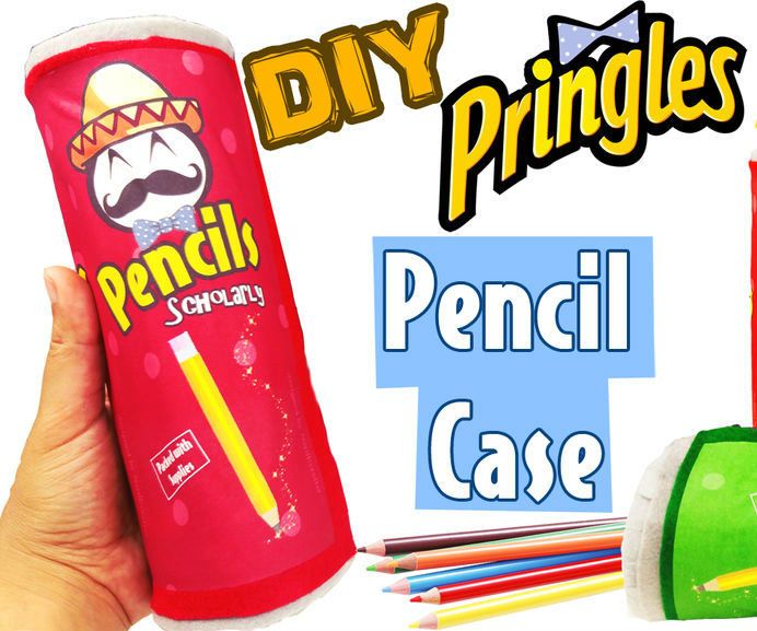 DIY PRINGLES PENCIL CASE Back to School