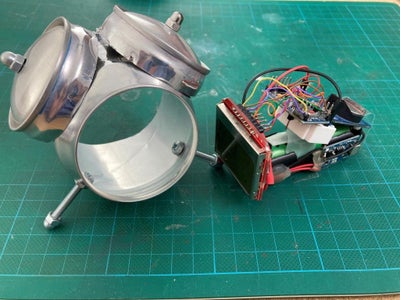 Combine Arduino Clock With Soda Can Main Structure