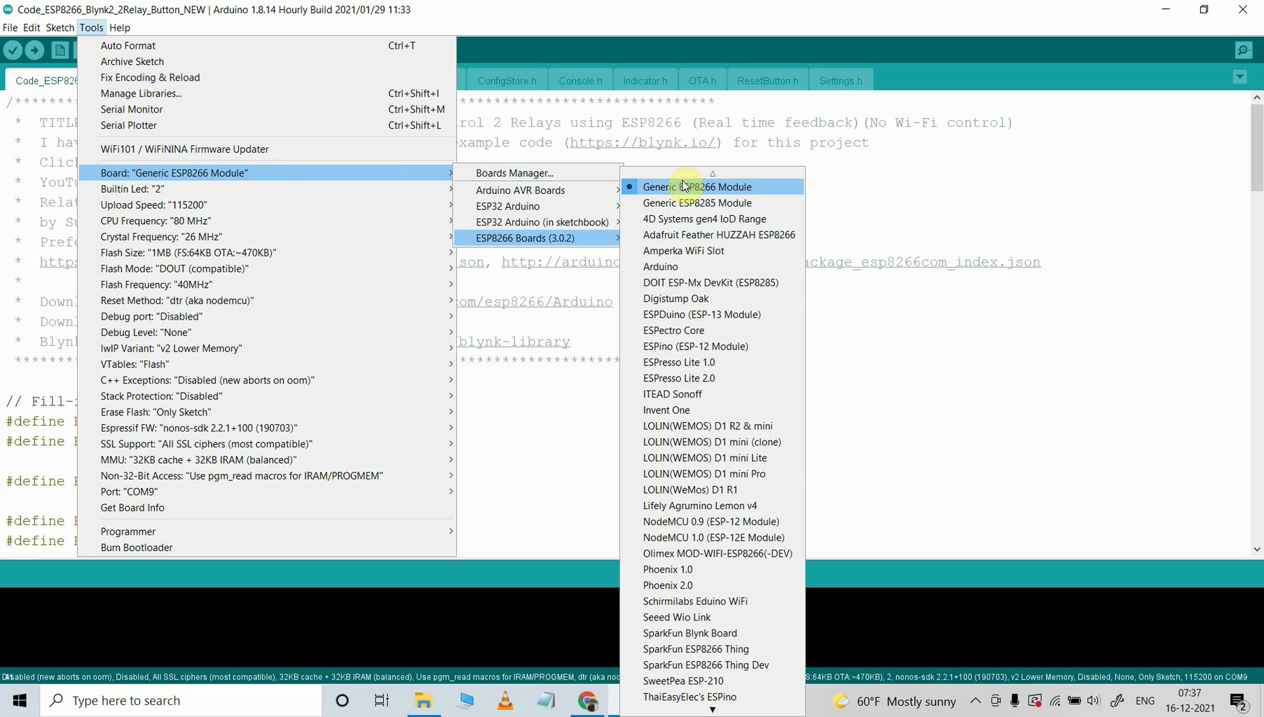 ESP01 Project Using Blynk IFTTT & Google Assistant : 19 Steps ...