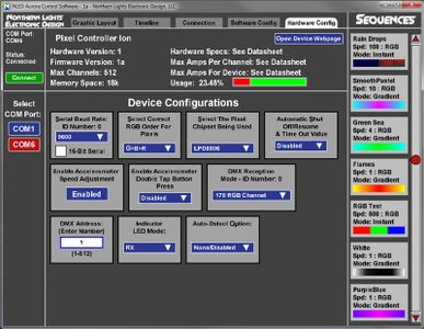 Software and Color Sequence Programming