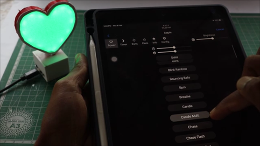 Controlling the LED Heart