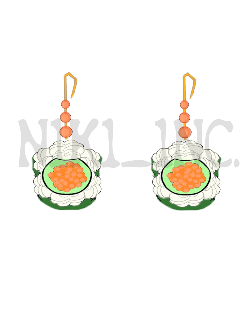 HUNGRY FOR FASHION: SUSHI EARRINGS