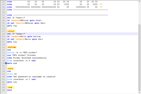 Creating the Login Page/unlocking Action