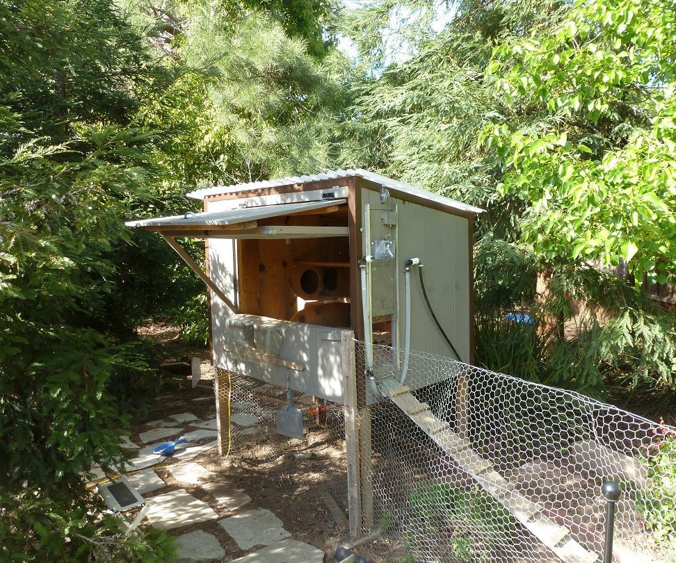 Hen House From Old Garage Cupboards