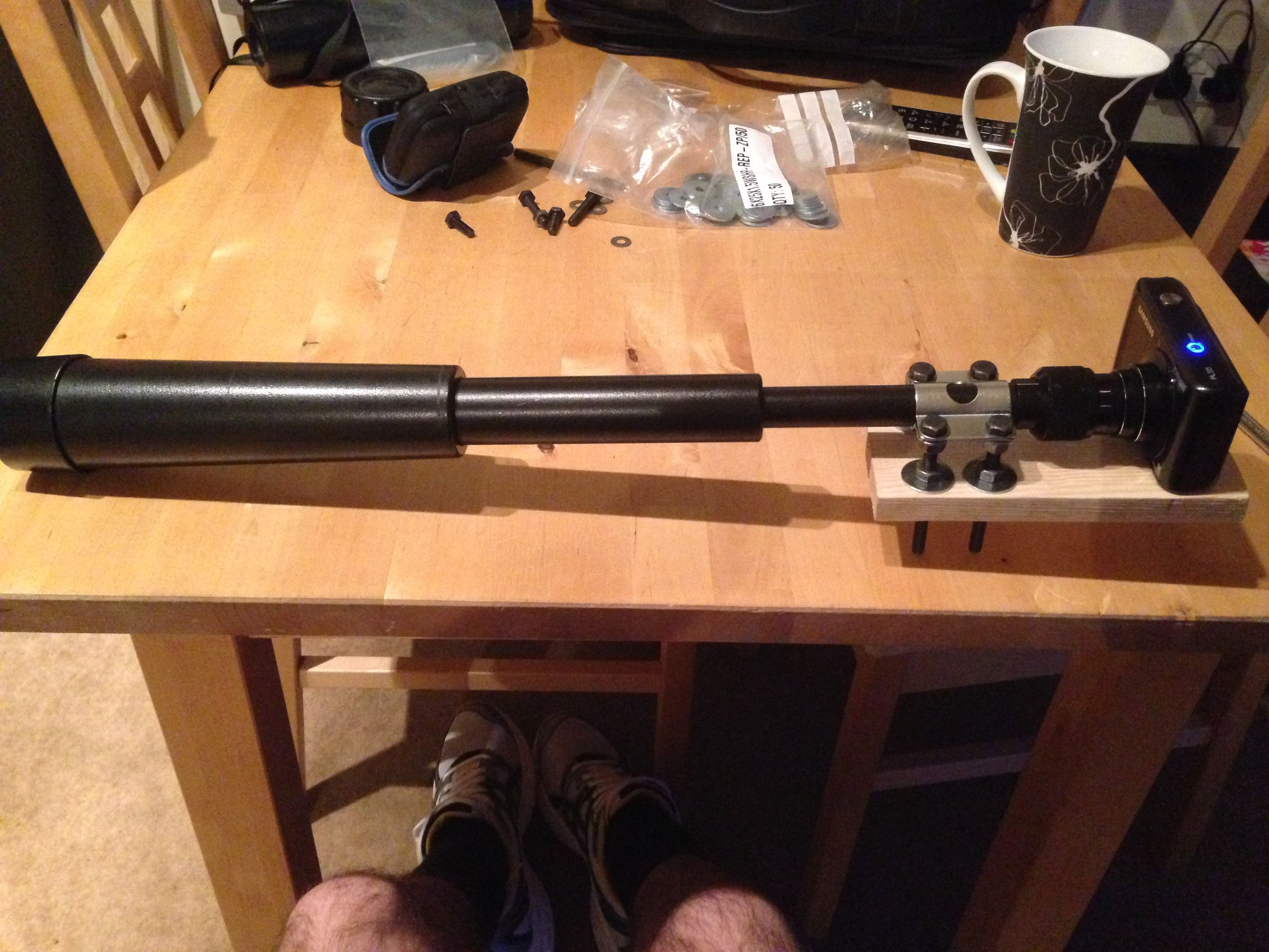 Digital Camera Telescope Mount 6 Steps Instructables