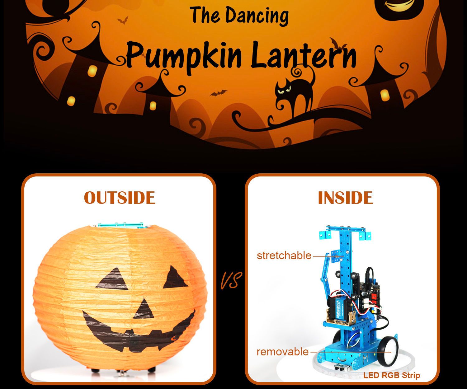 The Dancing Pumpkin Lantern 