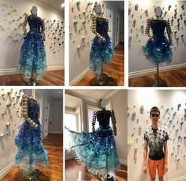 Shape Changing Dress From 25+ Recycled Plastic Food Boxes (Paco Rabanne  Style) : 14 Steps (with Pictures) - Instructables