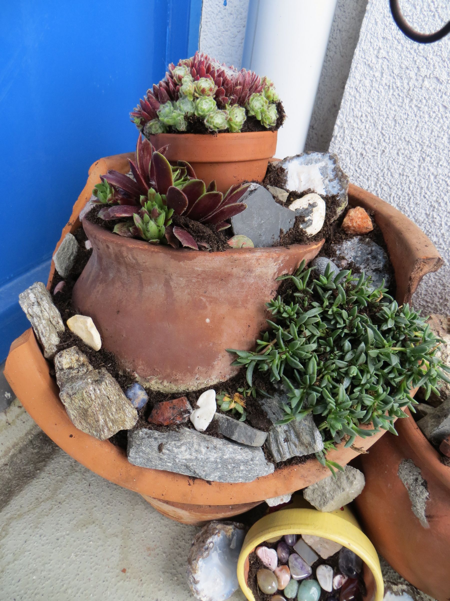 Flower Pot Rock Garden Instructables