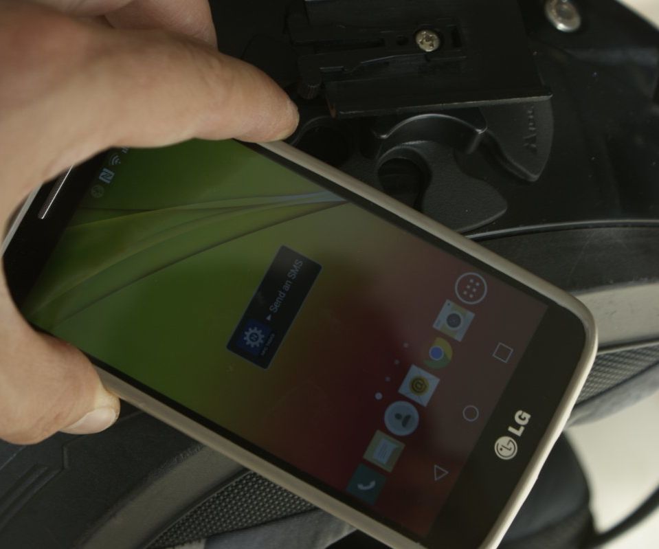 Emergency Motorcycle Notification With NFC