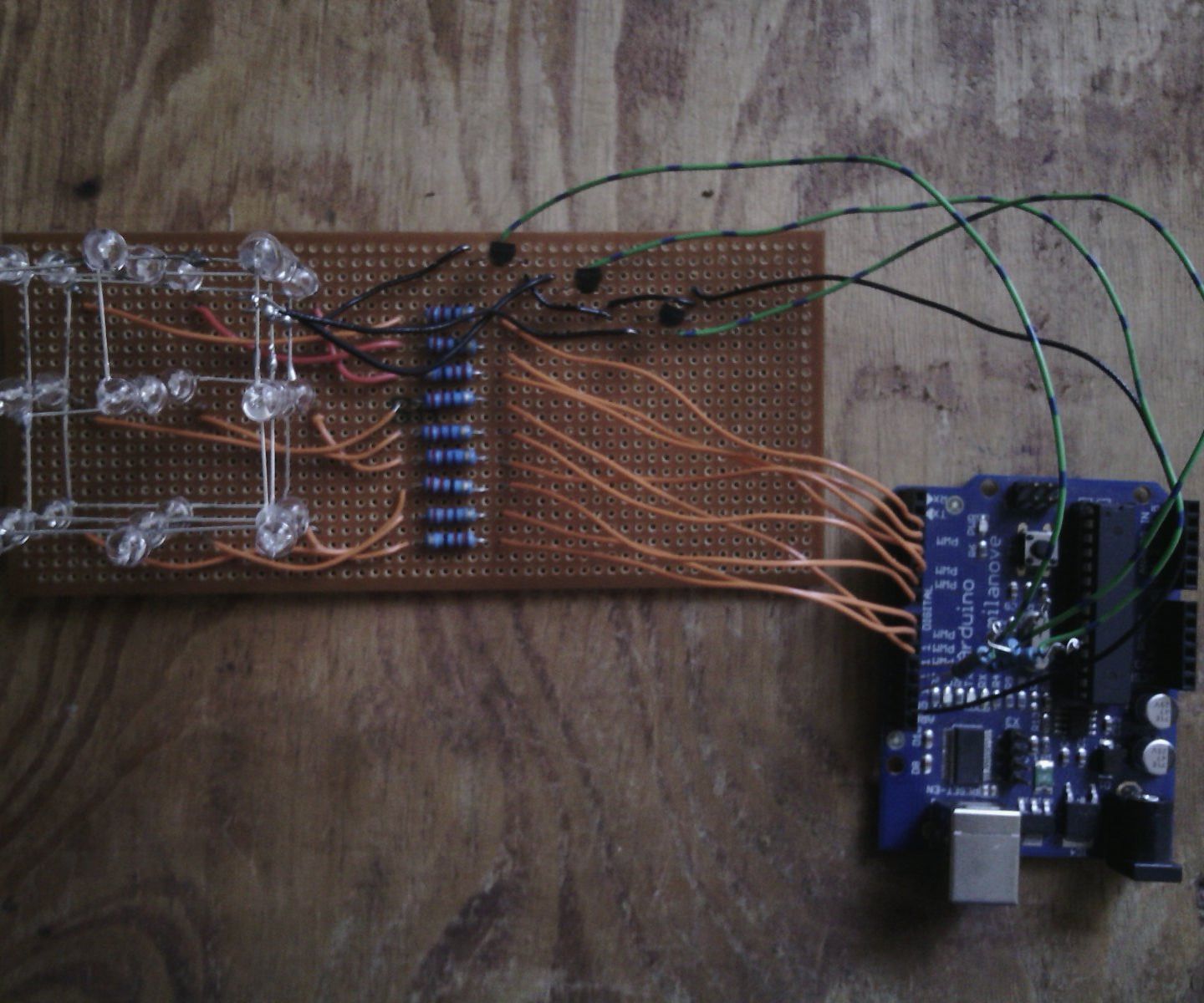 Making an Arduino 3X3 LED Cube in Less Than 30 Minutes