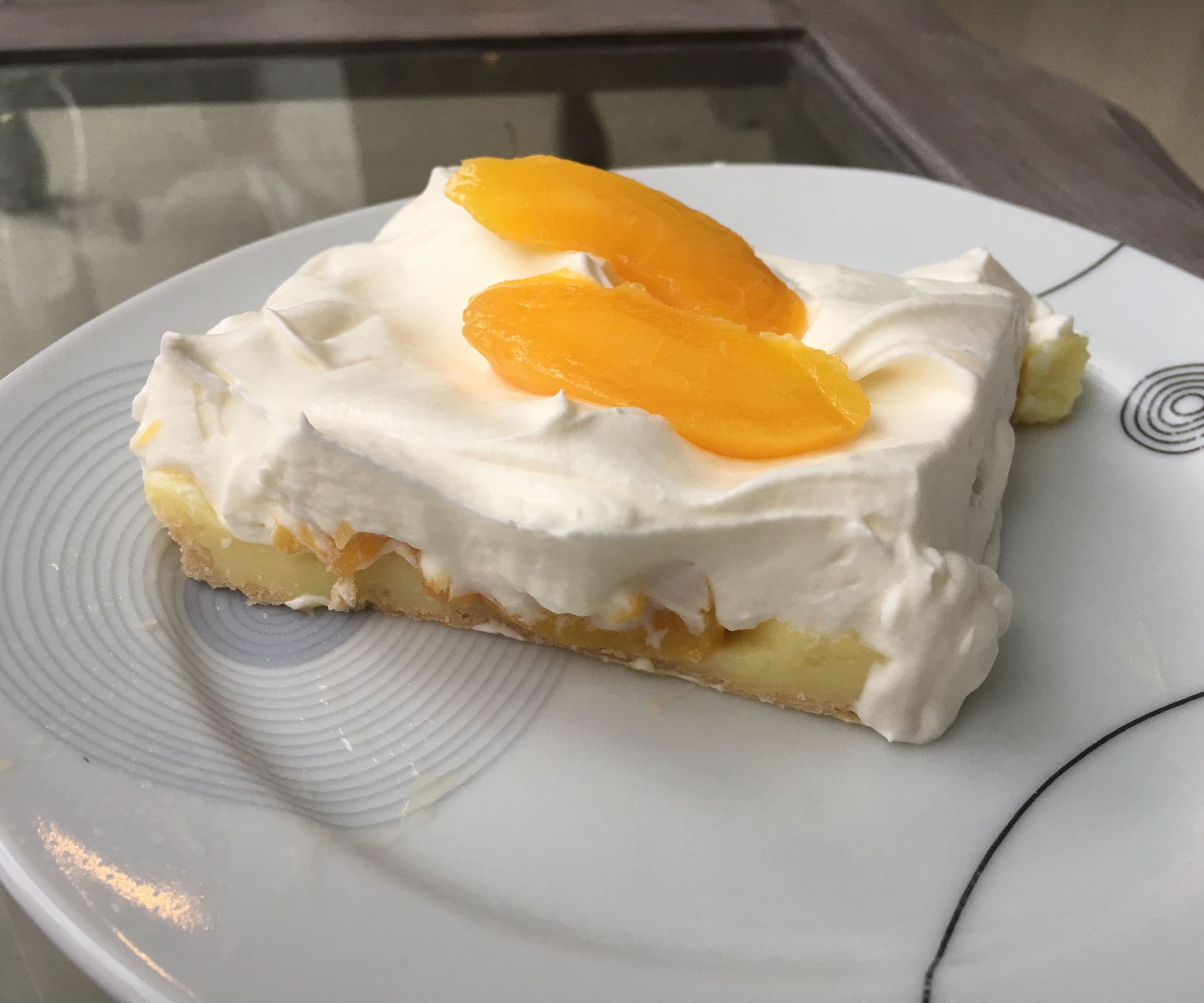 Peach & Vanilla Cake