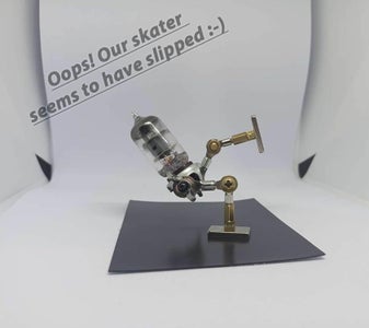 Assembling the Leg From Galvanized Clamps and Brass Posts