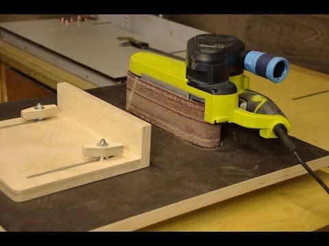 Homemade Belt Sander Table 