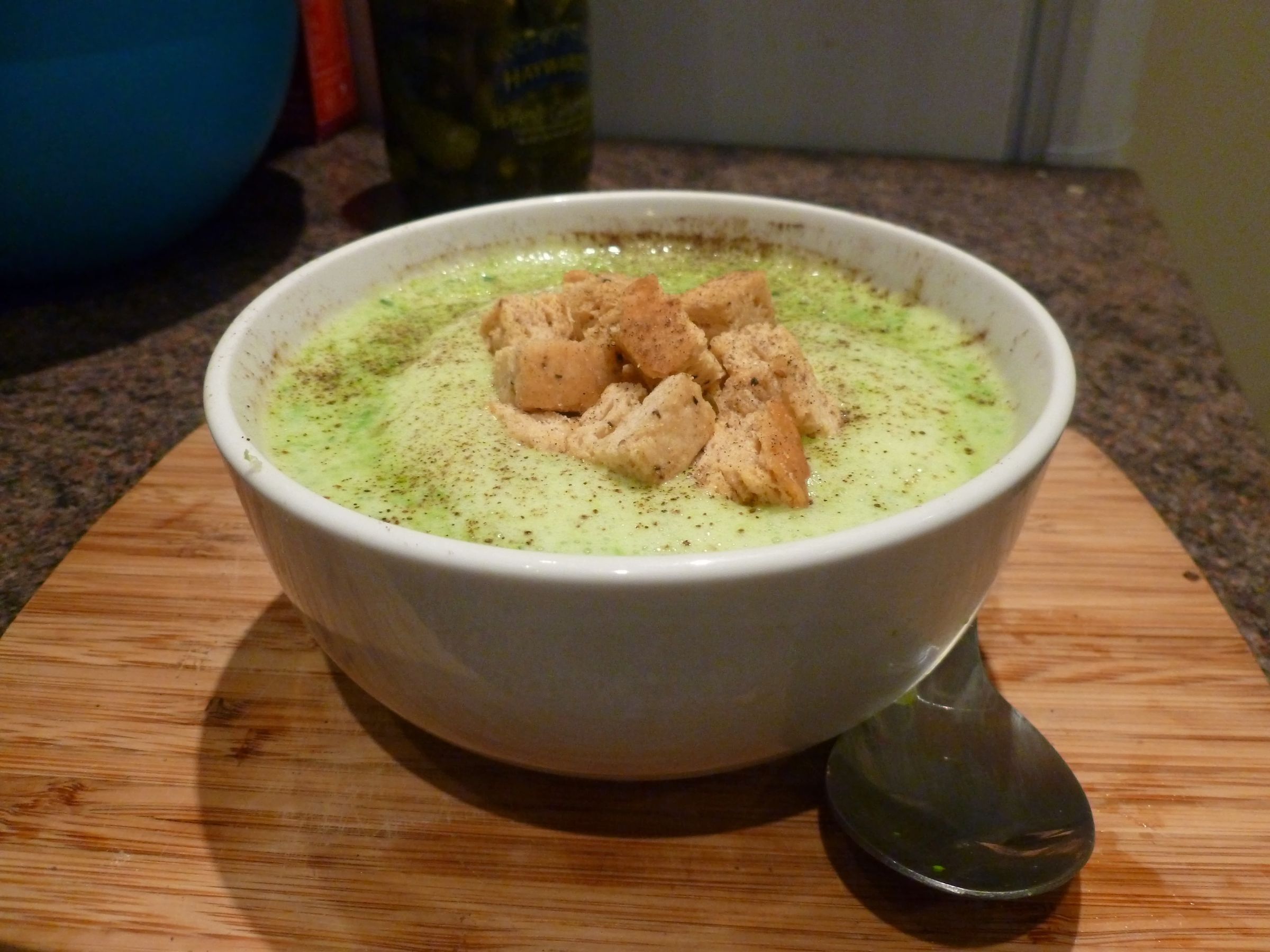 Mint, Pea and Watercress Soup