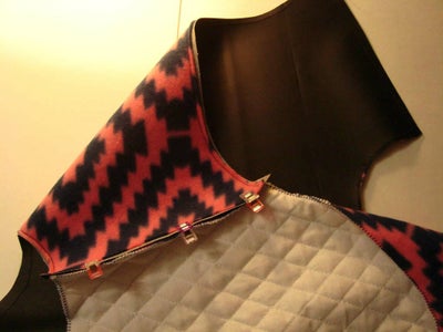 Stitch Shoulders, Then Collar.