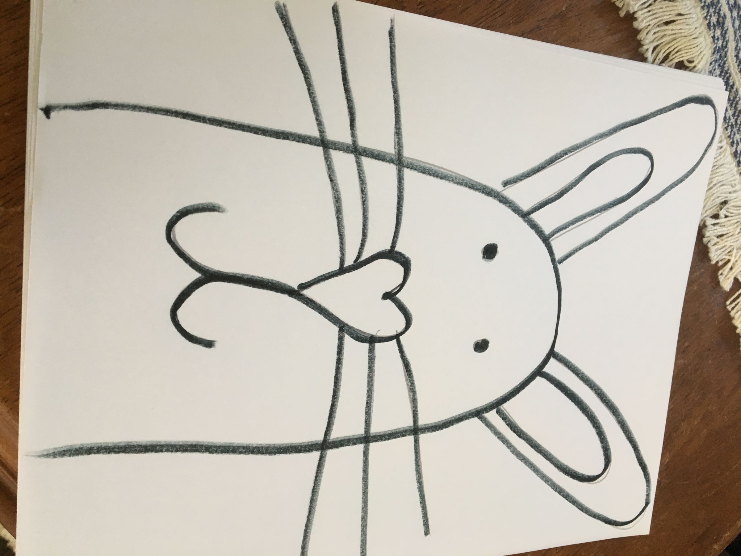 Easter Bunny Portrait - Directed Drawing for Kids : 6 Steps - Instructables