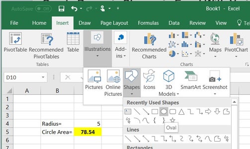 Create Dynamic Shapes in Excel With Variable Content : 4 Steps ...