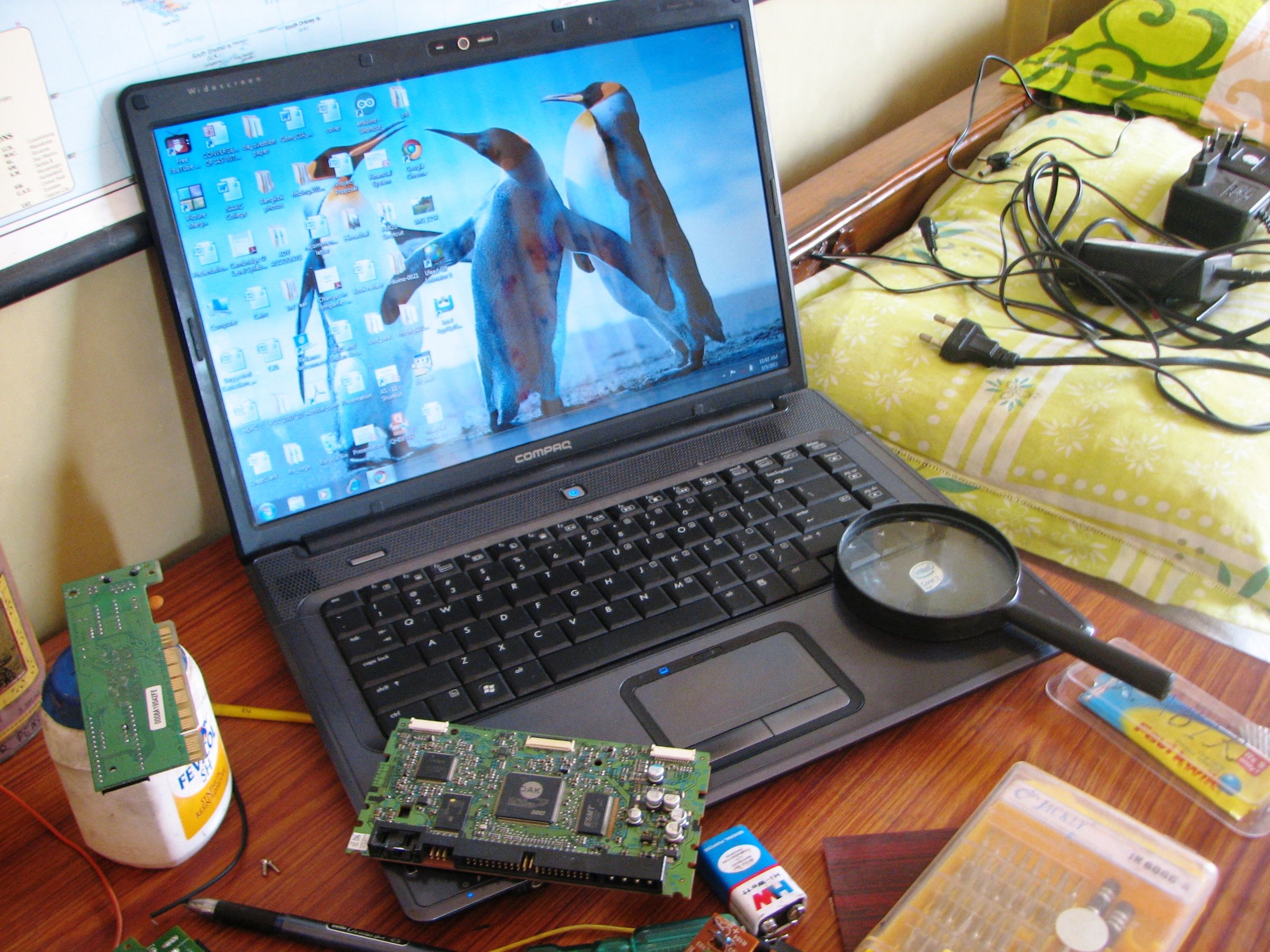 Mhkabir's Room-cum-Workshop