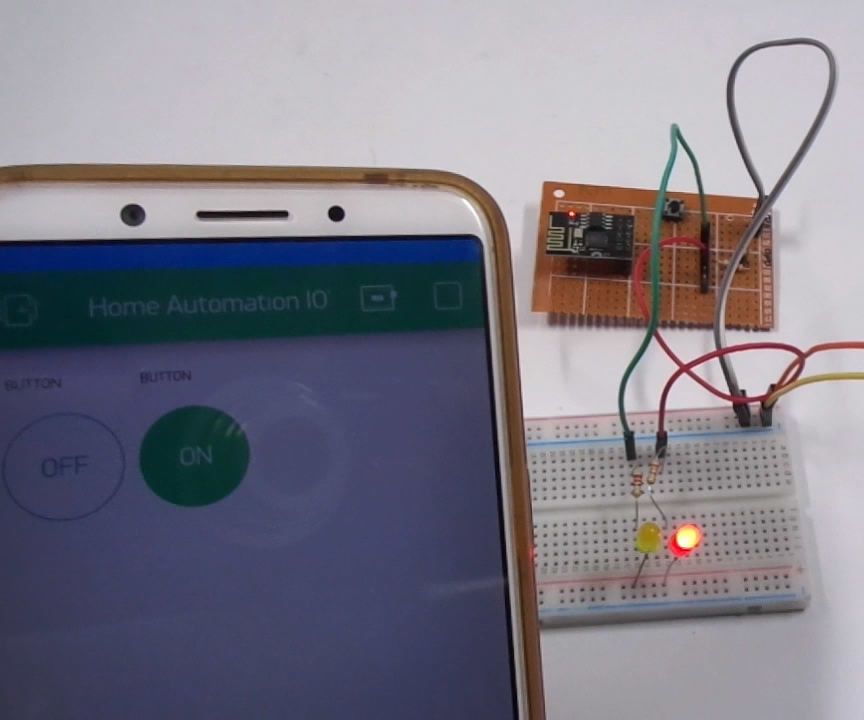 Home Automation Using Blynk and ESP8266-01 IOT