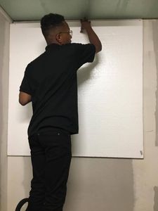 Apply Your Compression Material to the Walls That You Desire