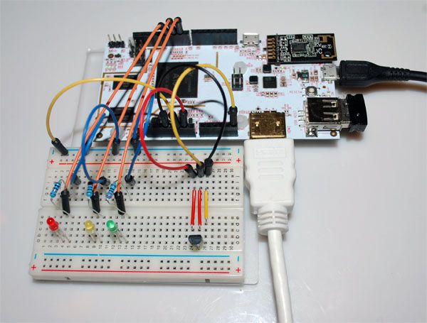 Temperature Sensor LM35 on PcDuino