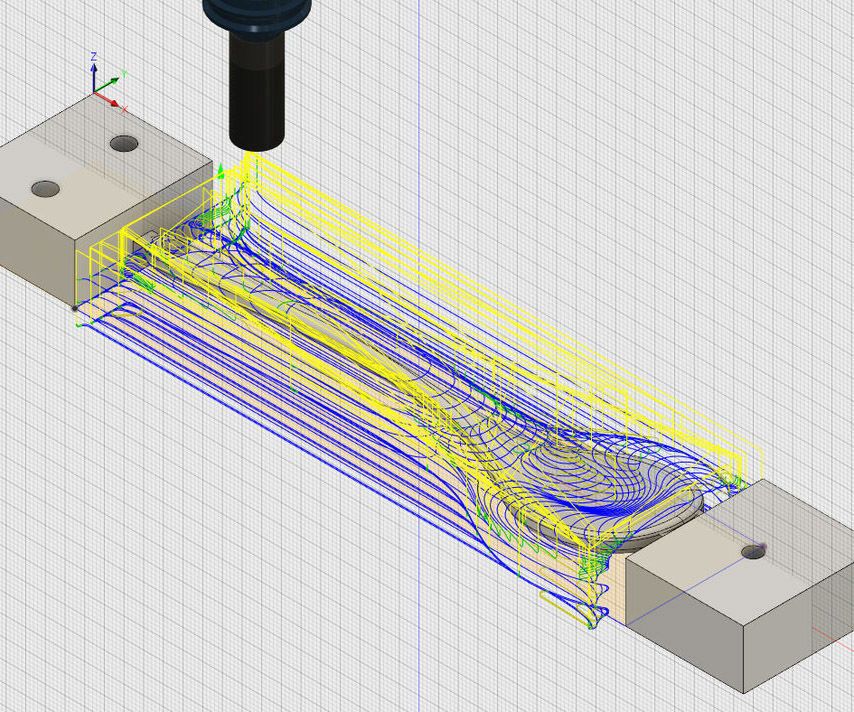 3D Adaptive Roughing