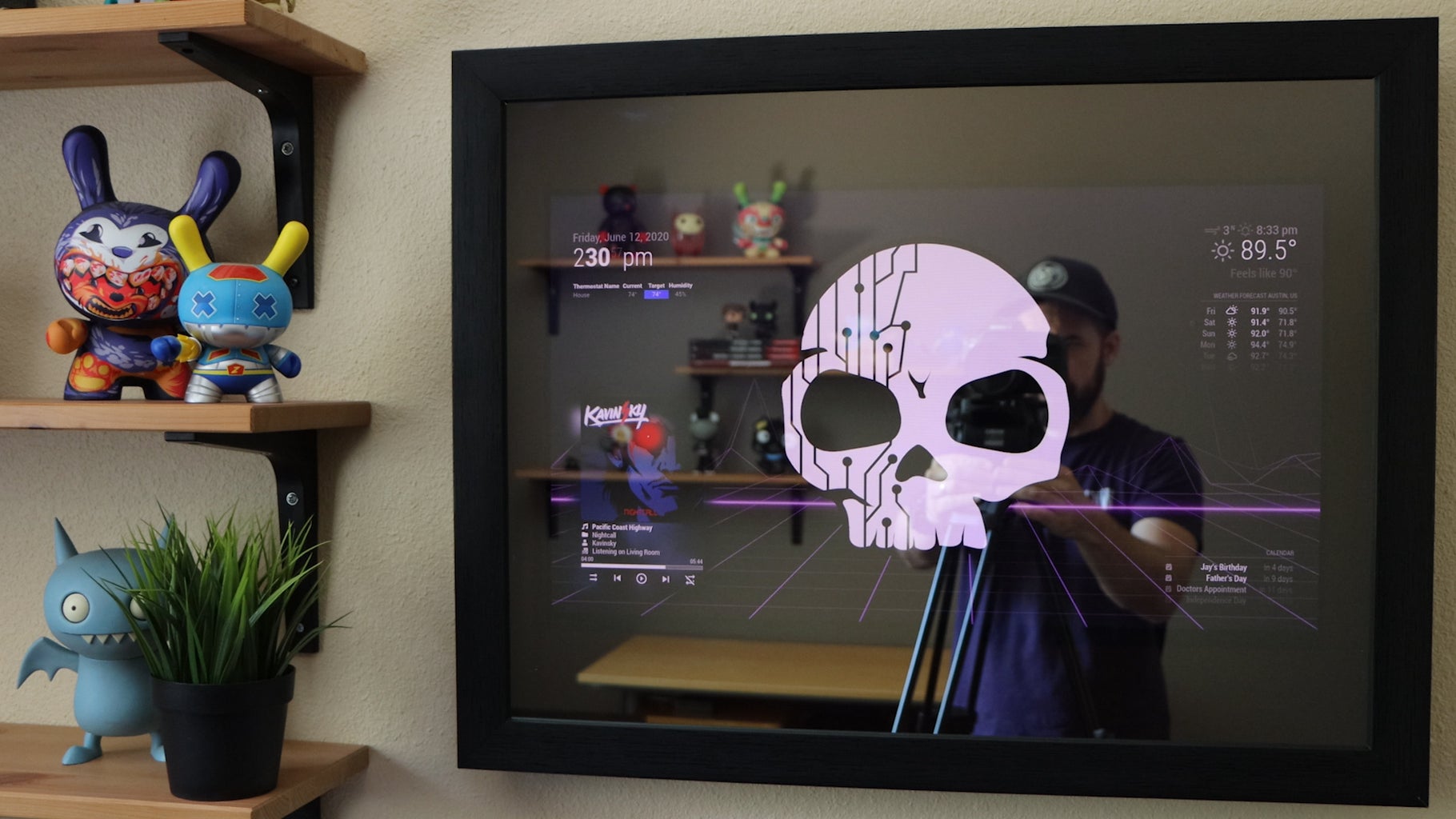 How to Make a DIY Smart Mirror : 12 Steps (with Pictures) Circuit Diagram