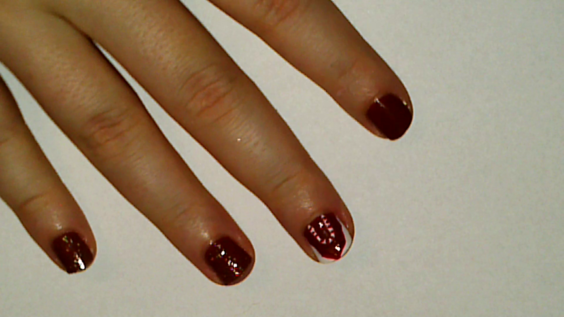 Gingerbread House Nail Art Tutorial Samantha Beauty 3 Steps Instructables