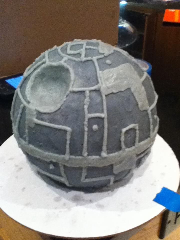 Death Star Cake