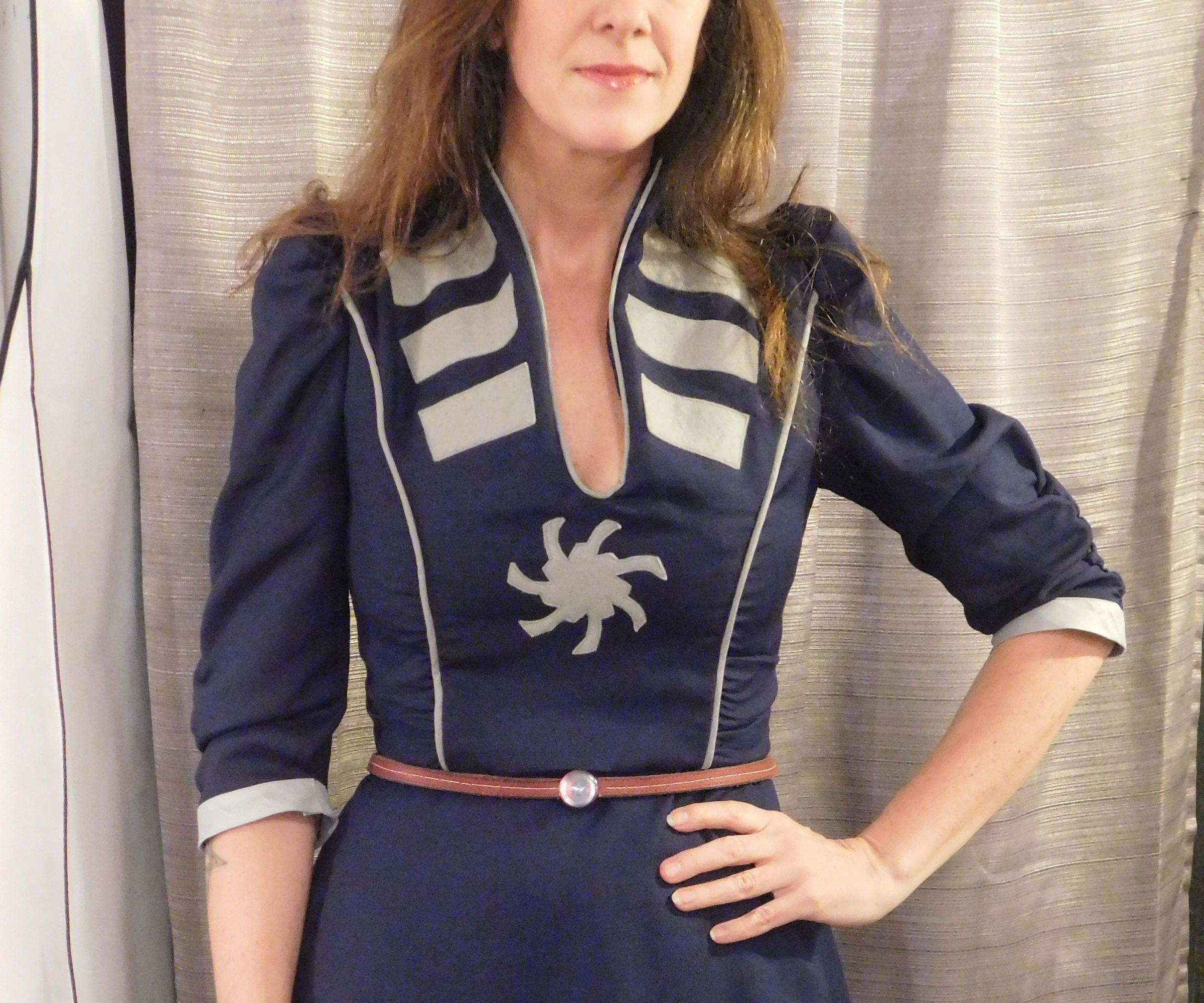 Captain America-inspired Dress