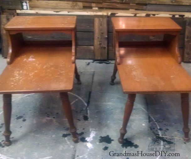 Country Bedside Tables Get a Glamorous Makeover for My Master!