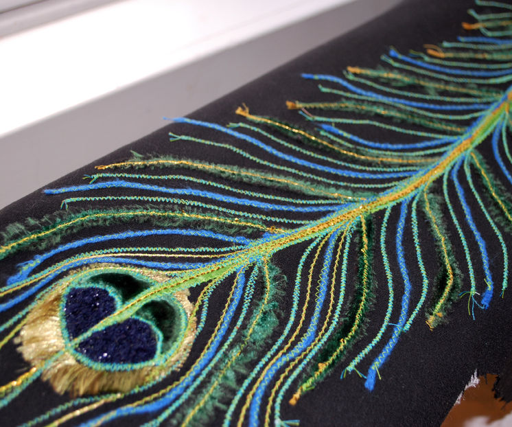 Zig Zagging Feathery Fronds