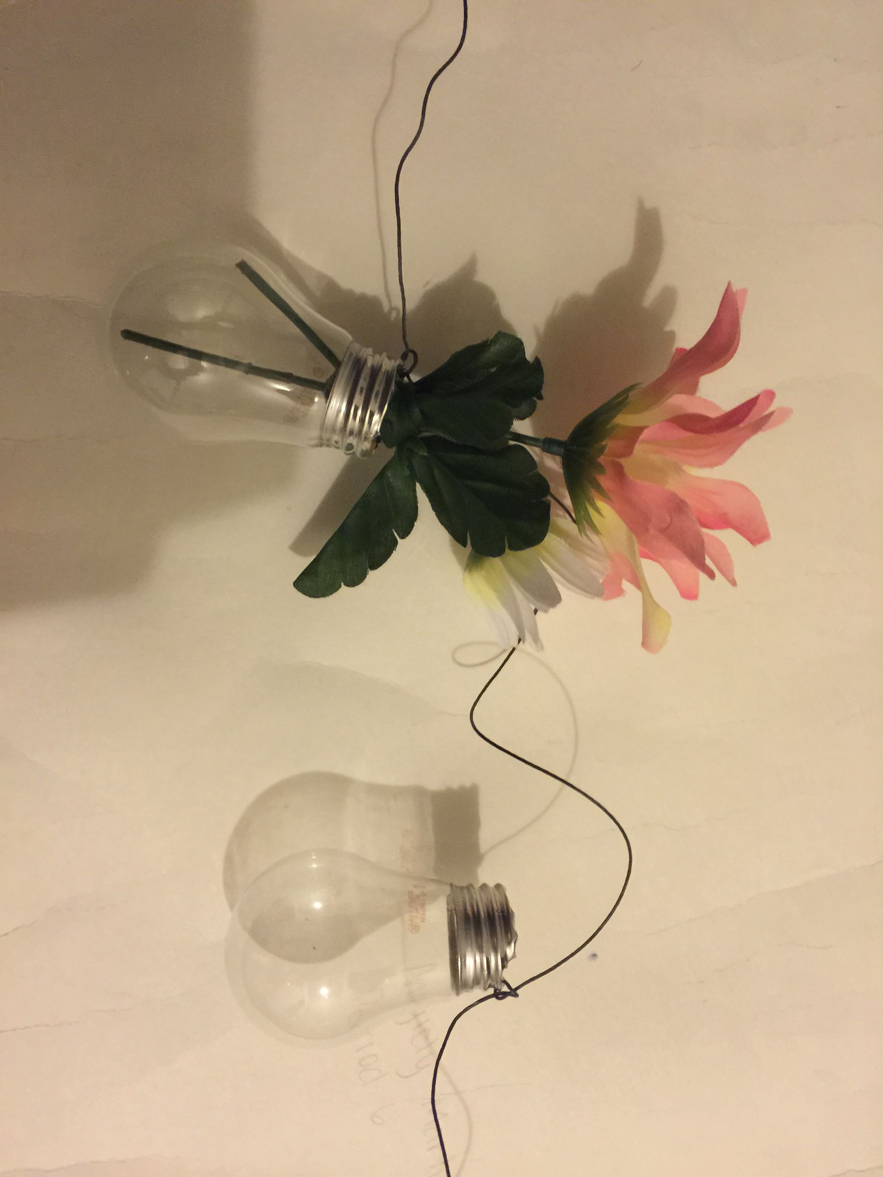Hanging Light Bulb Vases 7 Steps Instructables
