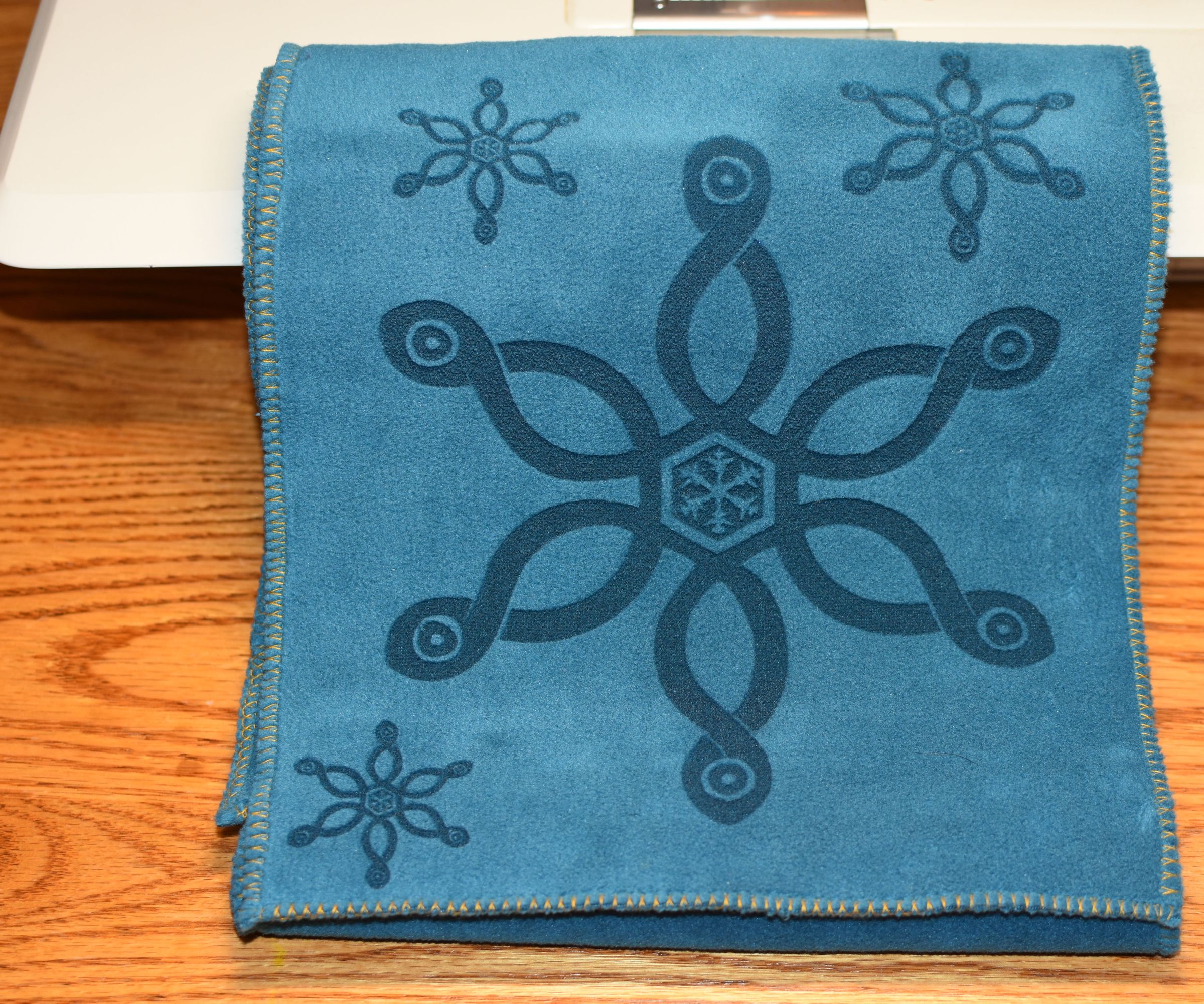 Laser Etched Fleece Scarf by Jeff and Therese Forbes