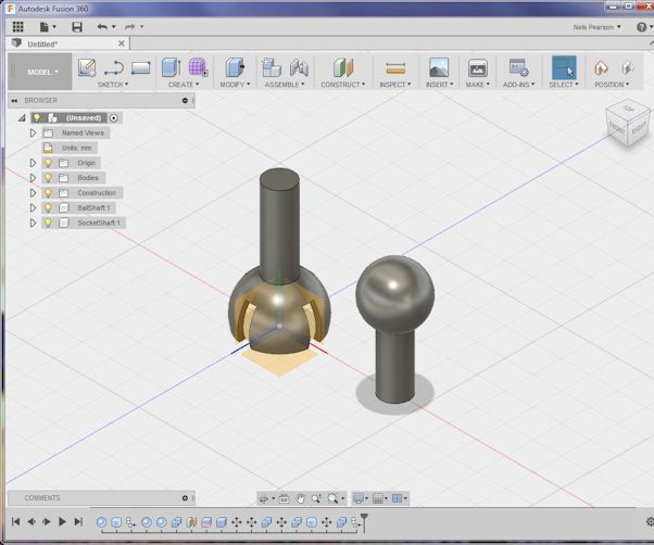 Ball Joint With Fusion 360